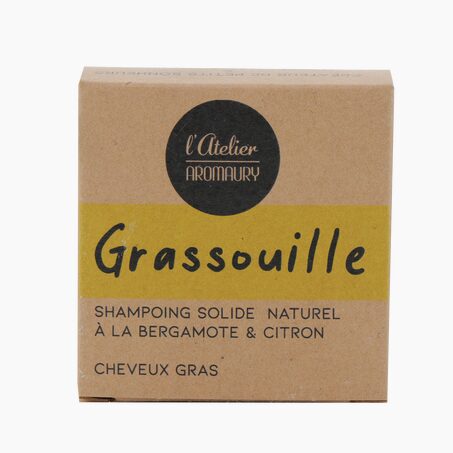 AROMAURY Shampoing GRASSOUILLE Bergamote et Citron