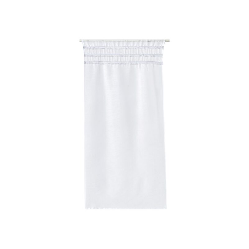 Vitrage LYLIO coloris argent 60 x 120 cm