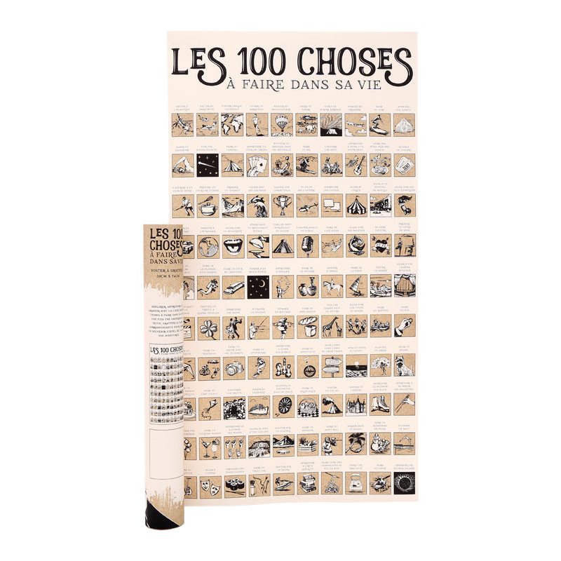 Poster LES 100 CHOSES