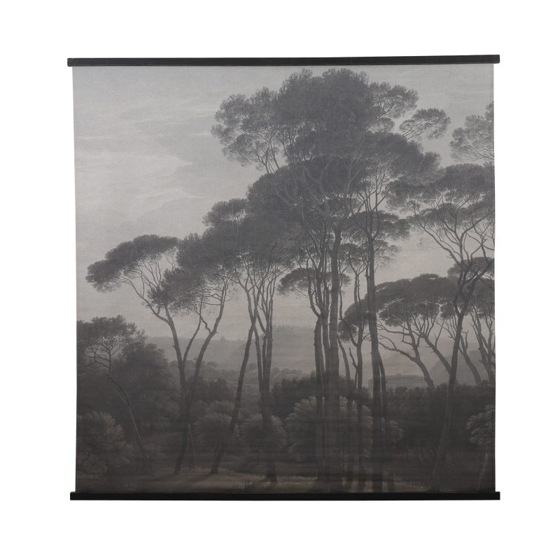 Kakémono déco ARBOL coloris gris