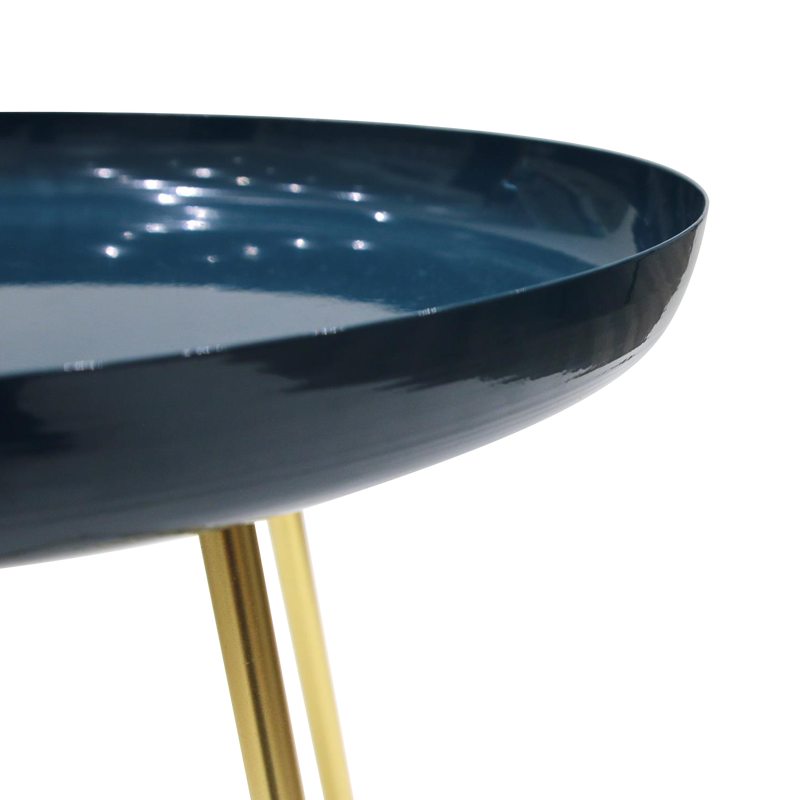 Table ODEON coloris bleu nuit