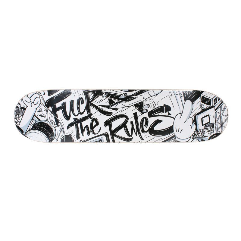 Etagère FUCK THE RULES coloris noir et blanc