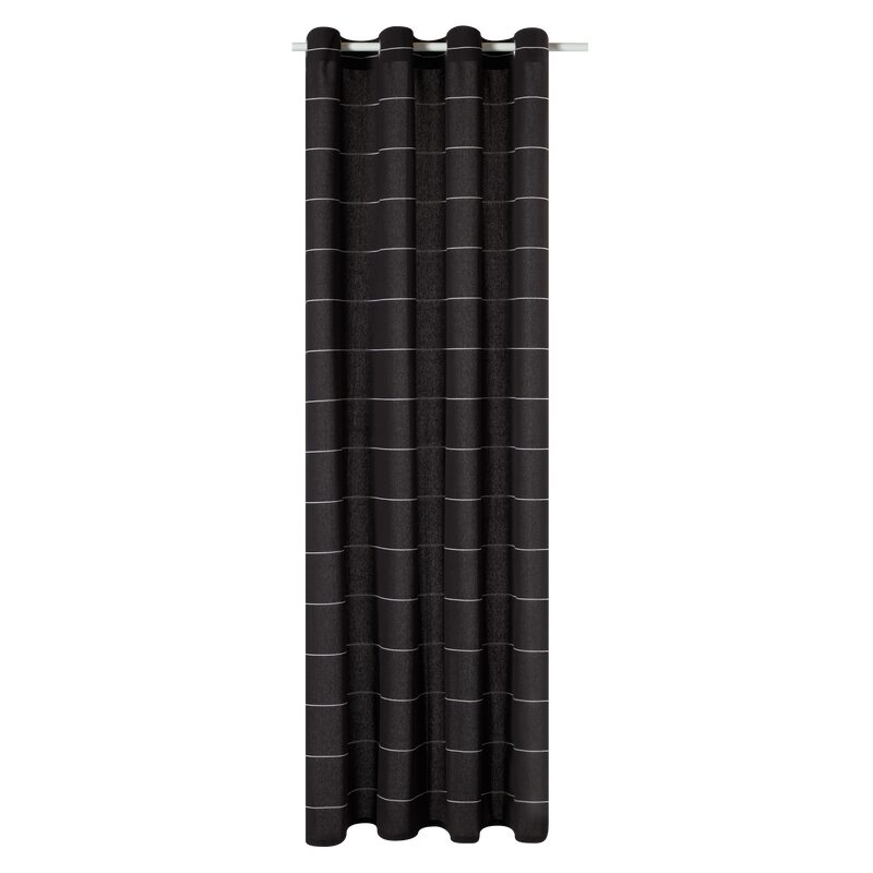 Rideau ARPEJIO coloris noir 140 x 260 cm