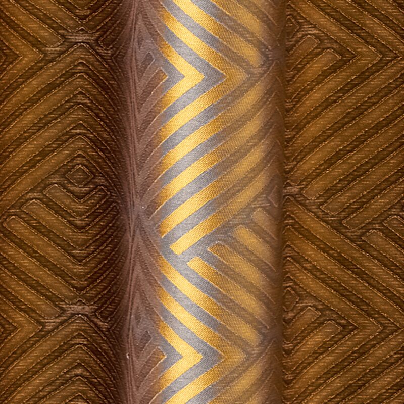 Rideau KRISKA coloris ocre 140 x 260 cm