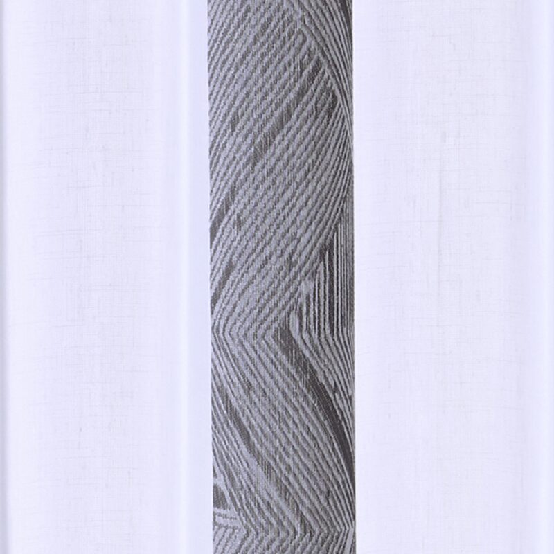 Voilage YOKA coloris gris 140 x 240 cm
