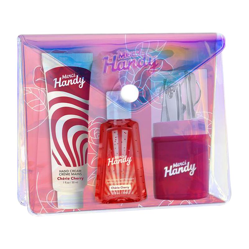 Coffret cosmétique LOVE IS IN THE HAND cerise