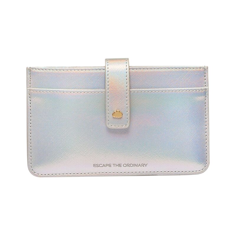 Pochette ESCAPE THE ORDINARY TRAVEL DOCUMENT WALLET coloris iridescent