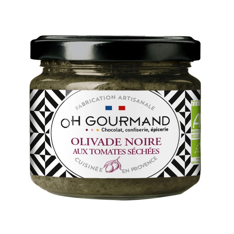 Tartinade OLIVADE NOIRE AUX TOMATES SECHEES BIO
