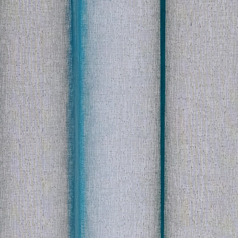 Voilage COLORS coloris bleu canard 140 x 260 cm