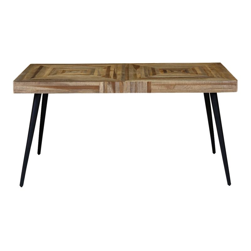 Table de salle à manger ALLEN coloris teck 150 x 75 cm