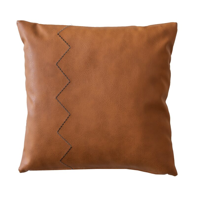 Coussin JOAO coloris camel 45 x 45 cm