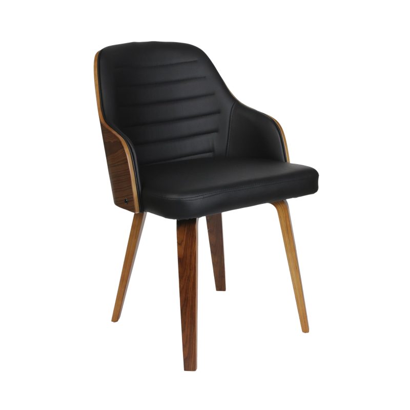 Chaise FRANK coloris noyer