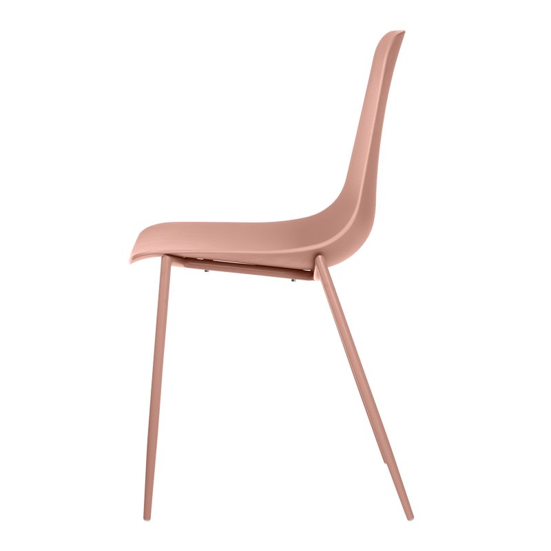 Chaise TEHA coloris rose poudré