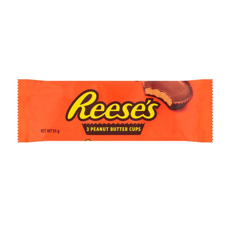 Confiserie REESES 3 PEANUT BUTTER CUPS