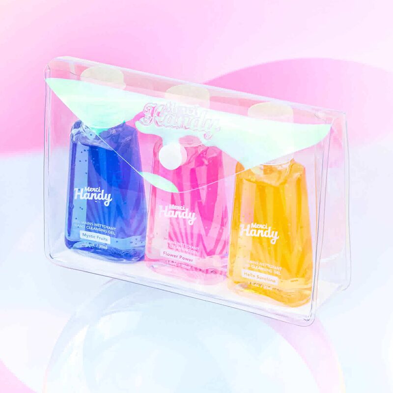 Coffret cosmétique TRIO COLOR Fruits / fleurs / monoi