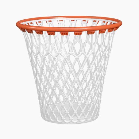 Balvi Poubelle BASKET coloris blanc