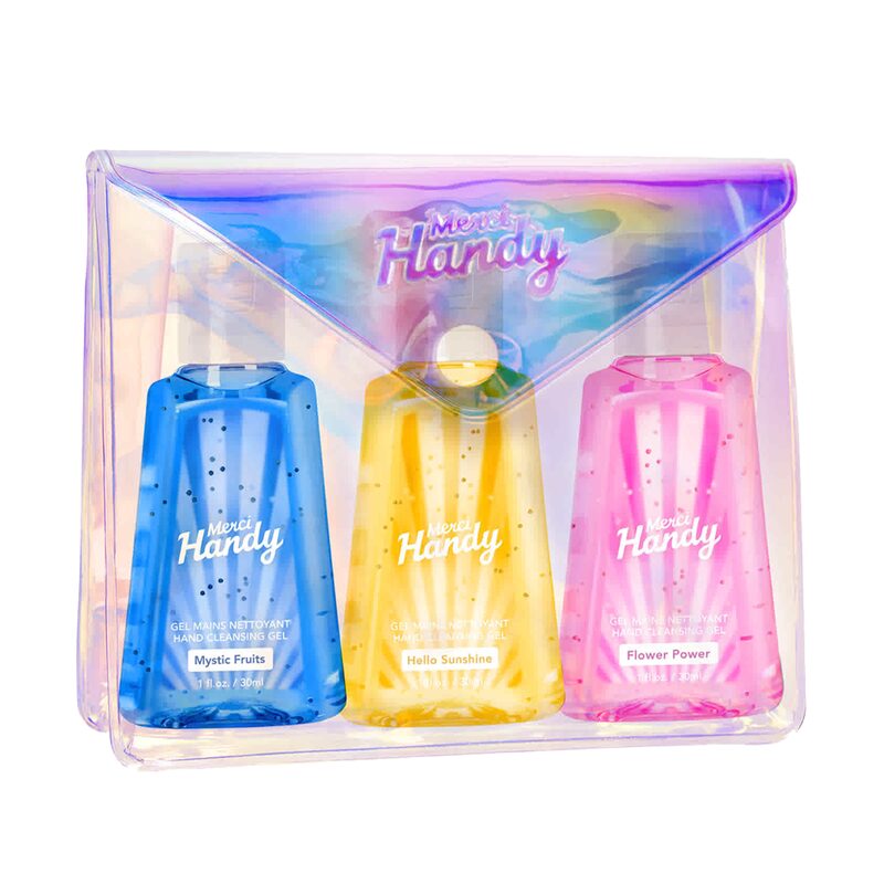 Coffret cosmétique TRIO COLOR Fruits / fleurs / monoi