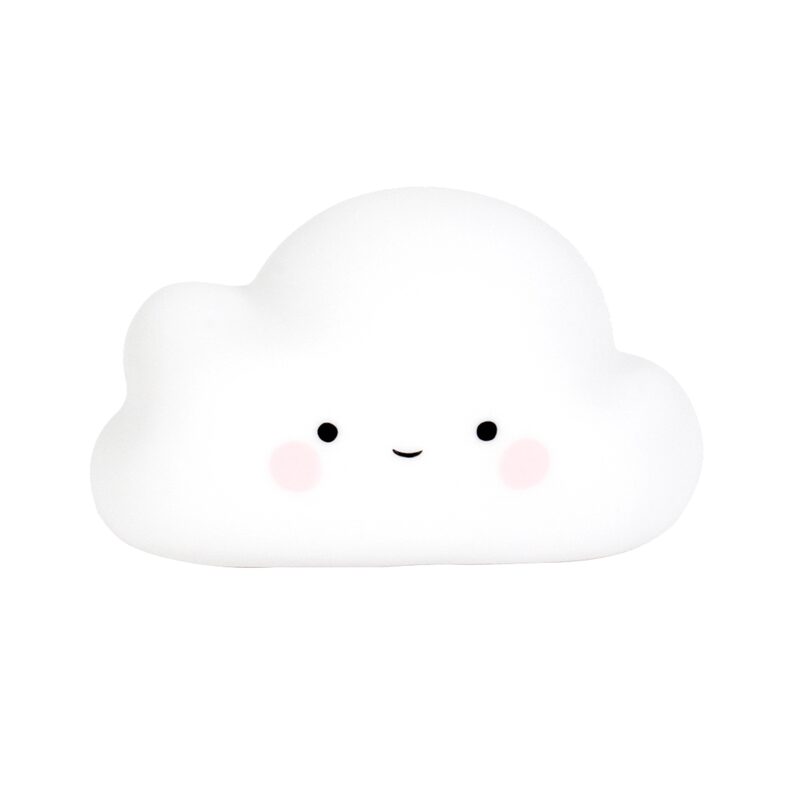 Veilleuse NUAGE RECHARGEABLE coloris blanc 8,1 x 8,4 cm
