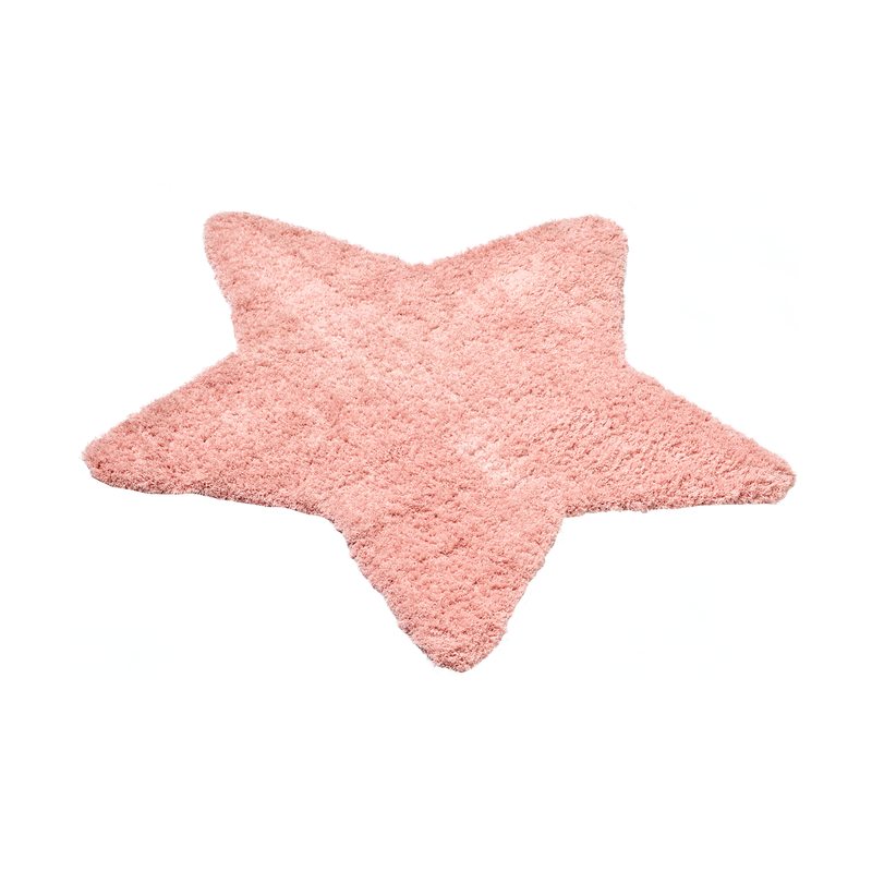 Tapis SYTHA coloris rose 100 x 100 cm