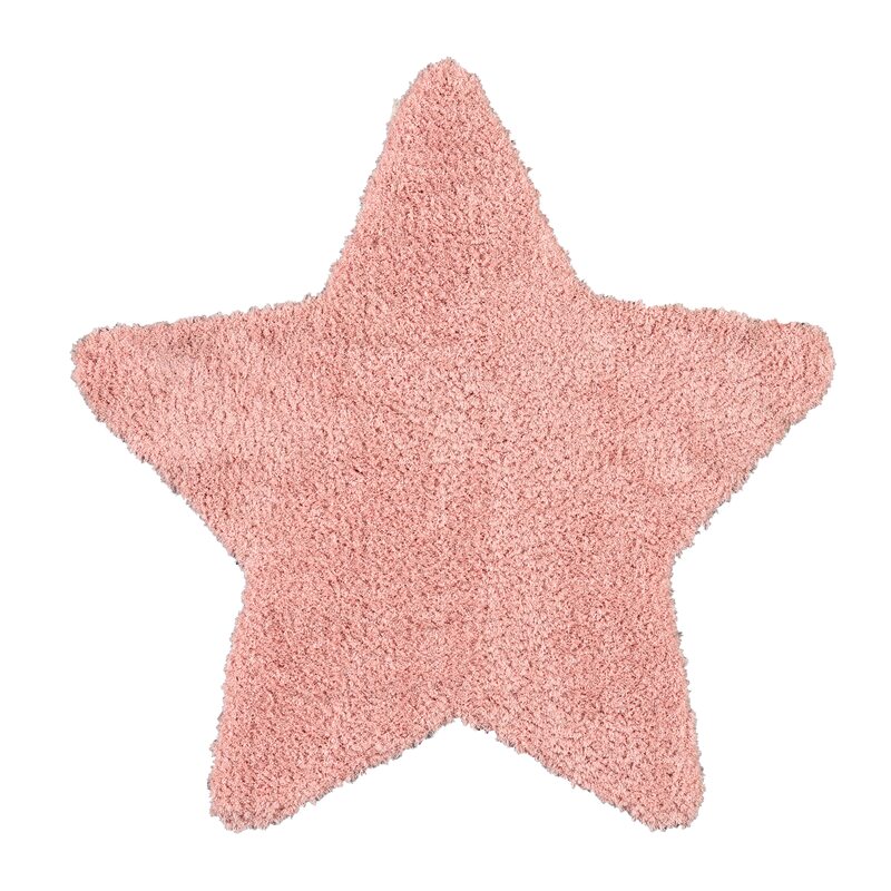 Tapis SYTHA coloris rose 100 x 100 cm