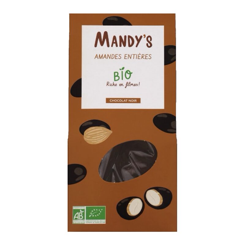 Confiserie MANDY' - AMANDES ENROBÉES DE CHOCOLAT