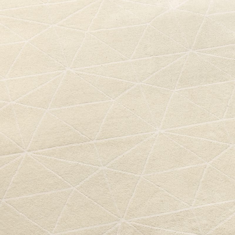 Tapis TEHO coloris écru 150 x 200 cm