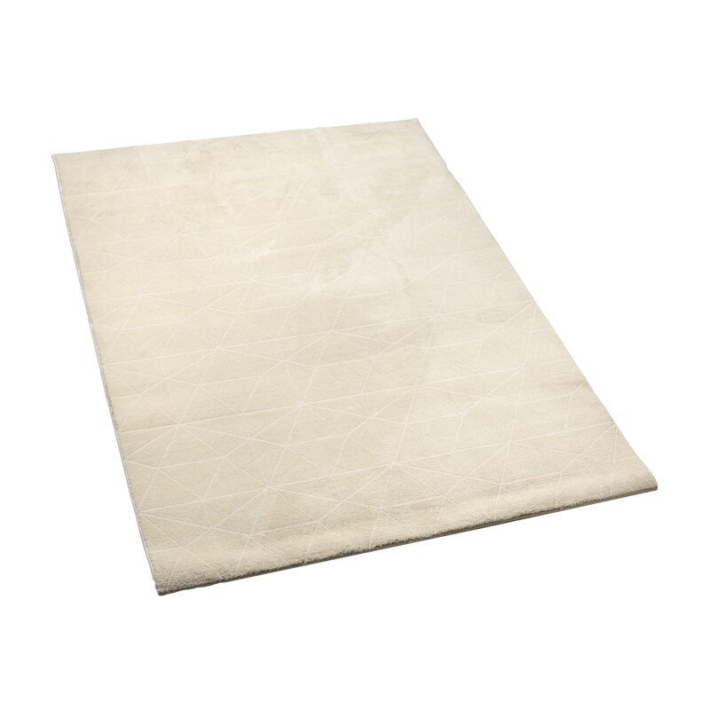 Tapis TEHO coloris écru 150 x 200 cm