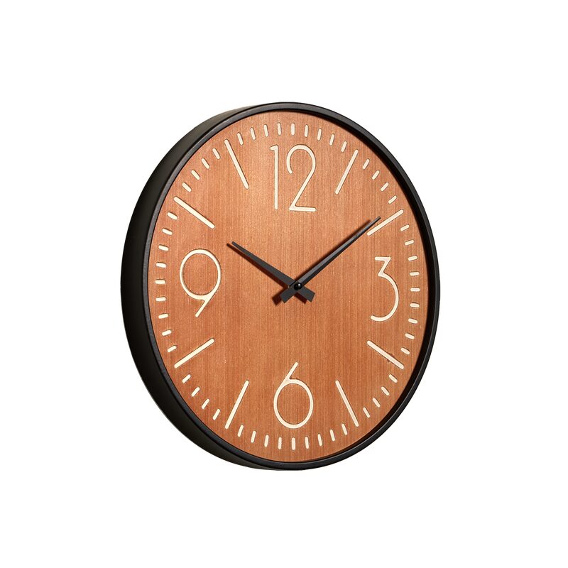 Horloge en bois ROMY coloris brun