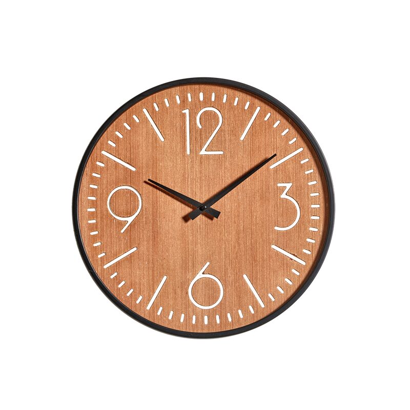 Horloge en bois ROMY coloris brun