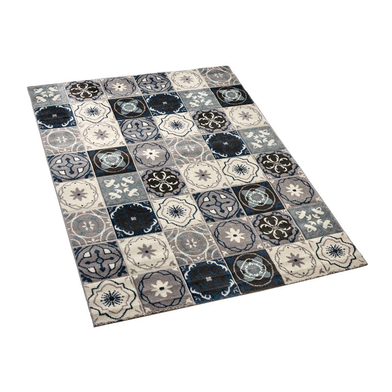 Tapis JERRY coloris bleu 150 x 200 cm