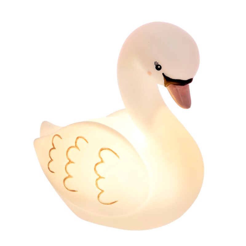 Objet lumineux CYGNUS coloris blanc 14 x 8,5 cm