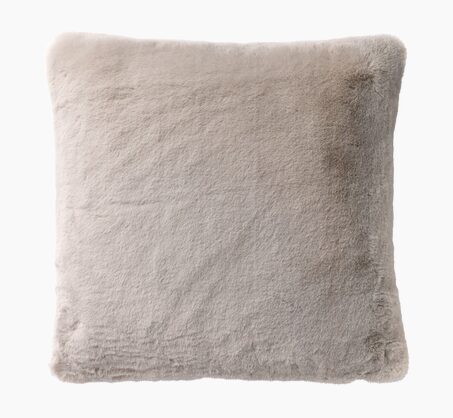 Coussin AYAZ coloris gris souris 45 x 45 cm