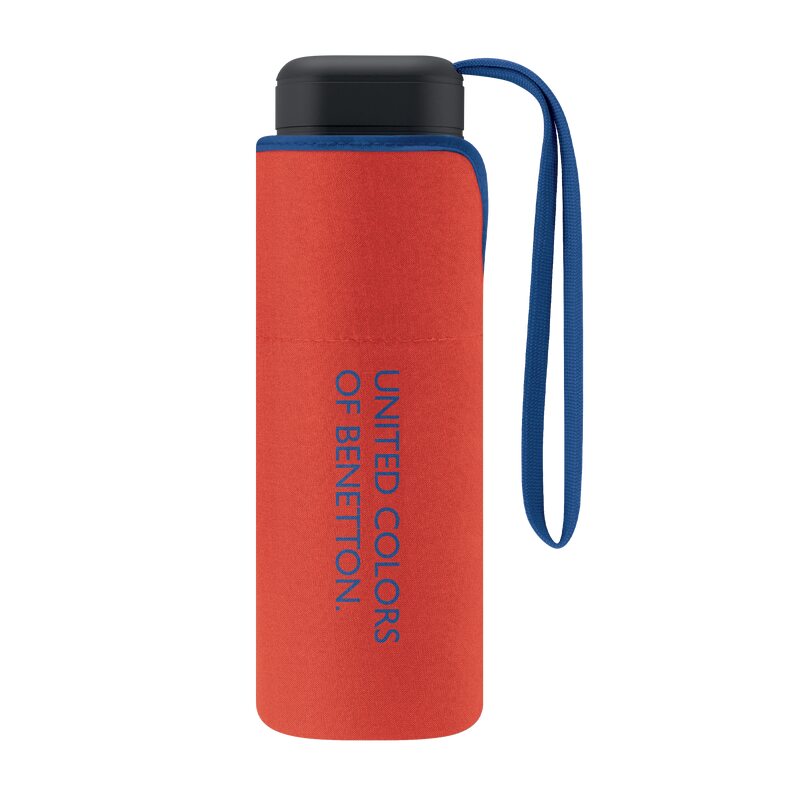 Parapluie ULTRA MINI FLAT BENETTON ROUGE coloris rouge