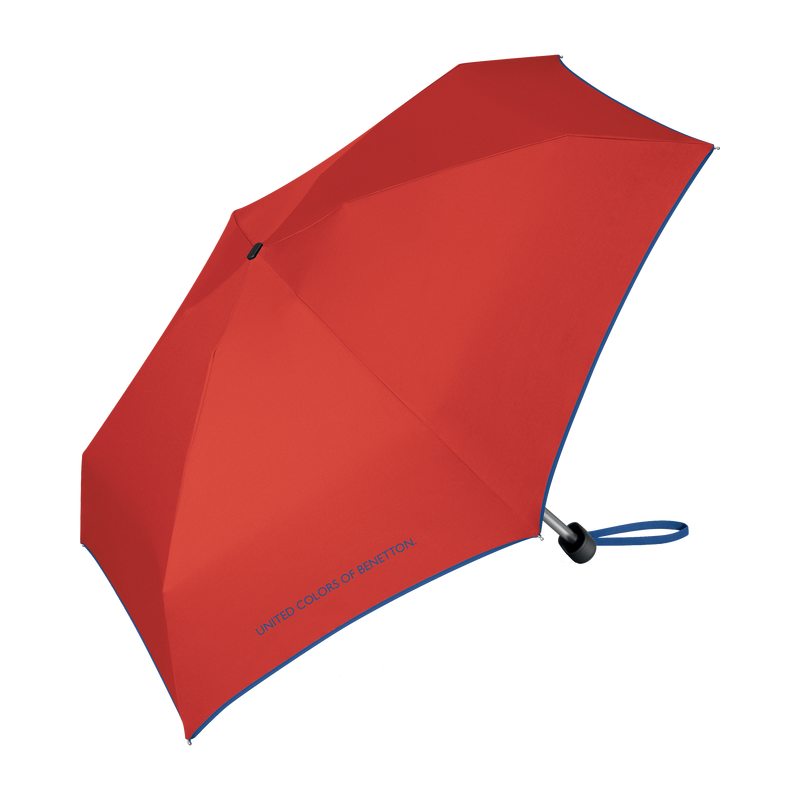 Parapluie ULTRA MINI FLAT BENETTON ROUGE coloris rouge