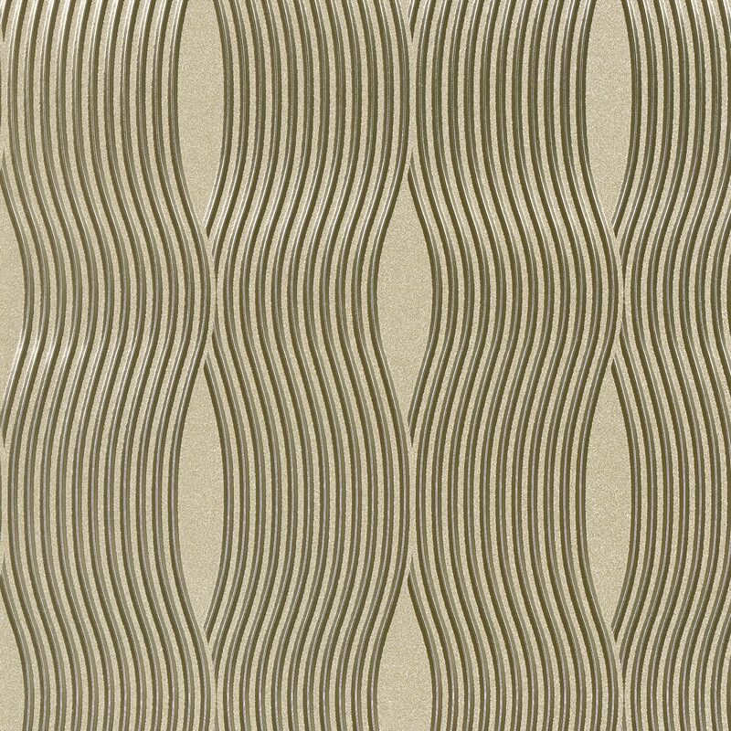 Papier peint intissé ELYSEE coloris or