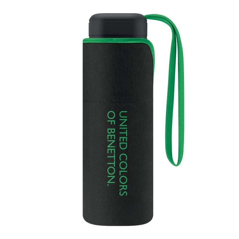 Parapluie ULTRA MINI FLAT BENETTON BLACK coloris noir