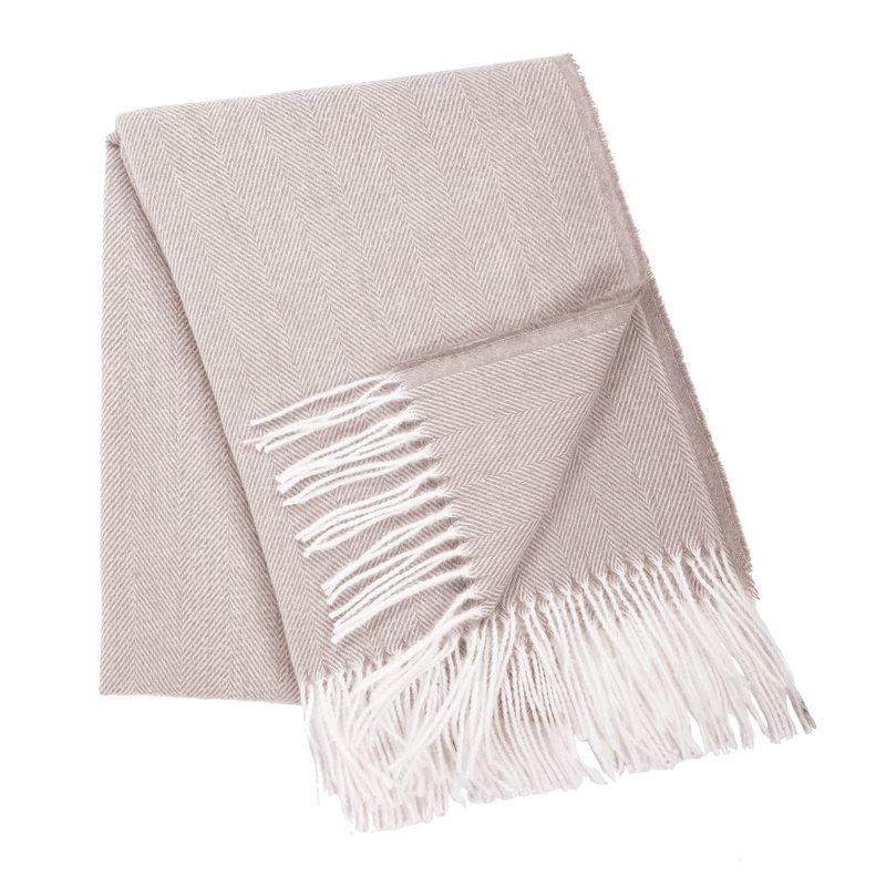 Plaid MERILL coloris taupe