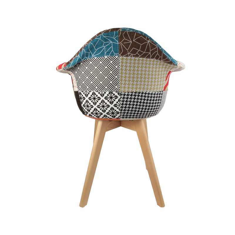 Fauteuil SCANTISSU coloris multicolore