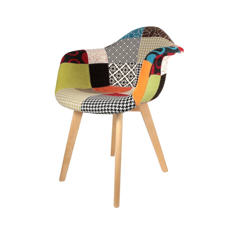 Fauteuil SCANTISSU coloris multicolore