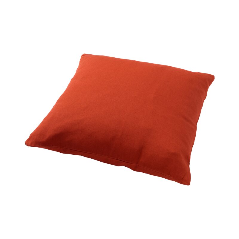 Coussin TAMY coloris terracotta 45 x 45 cm