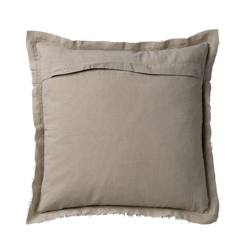 Coussin BURTA coloris sable 45 x 45 cm