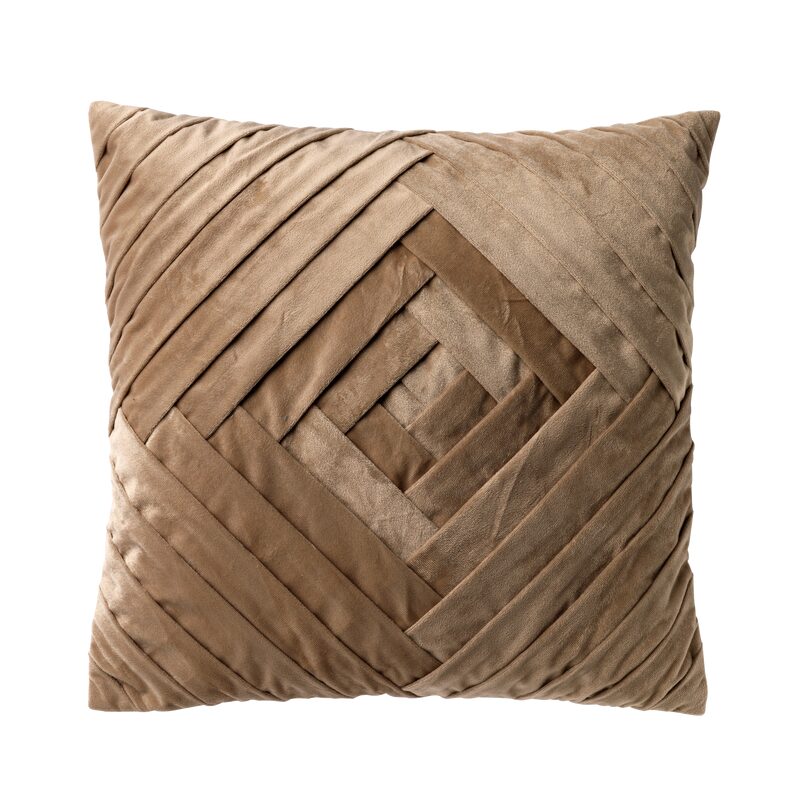 Coussin ILLY coloris taupe 45 x 45 cm
