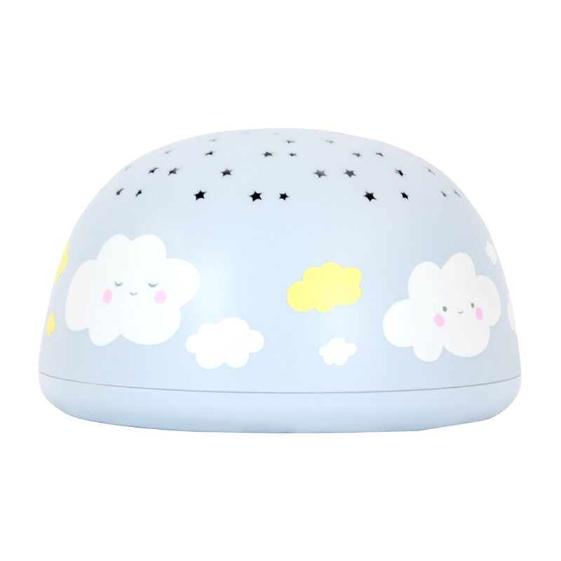 Veilleuse PROJECTEUR NUAGE BLEU coloris bleu 9 x 9,4 cm
