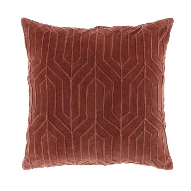 Coussin NOE coloris rouge 45 x 45 cm