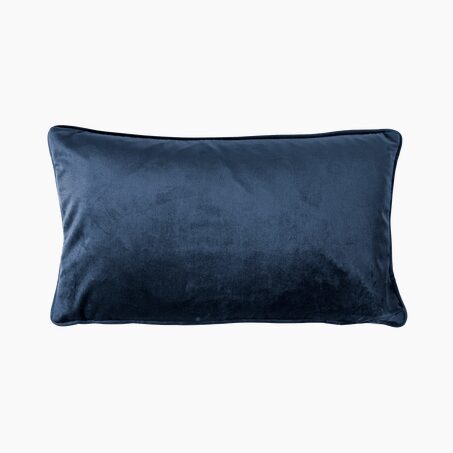 Coussin FYN coloris bleu nuit 30 x 50 cm