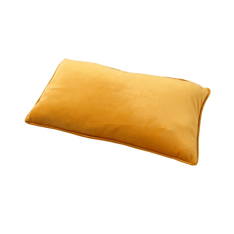 Coussin FYN coloris jaune safran 30 x 50 cm