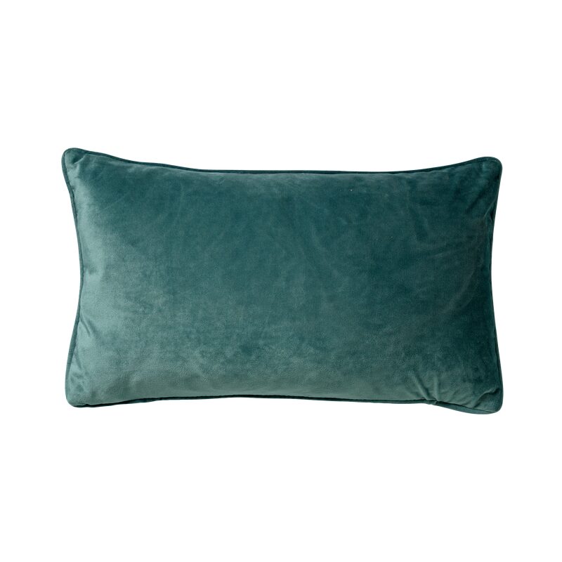 Coussin FYN coloris vert émeraude 30 x 50 cm