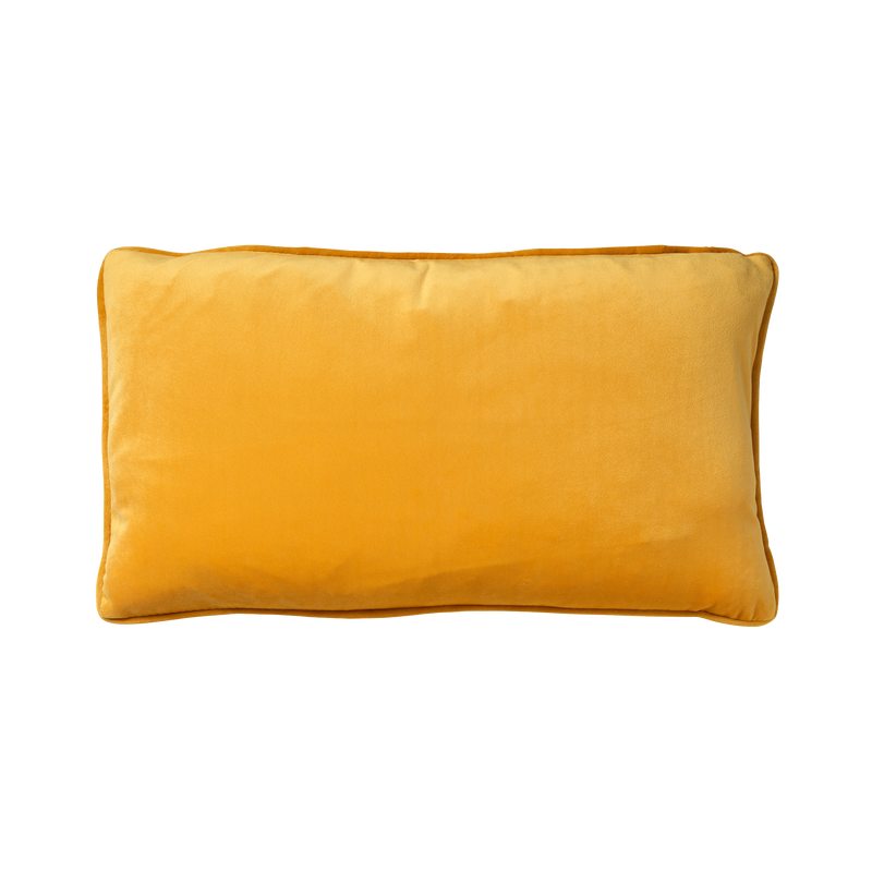 Coussin FYN coloris jaune safran 30 x 50 cm