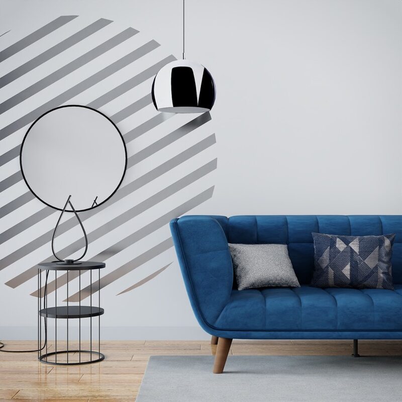 Suspension BUBBLE coloris chrome 23 x 28,5 cm