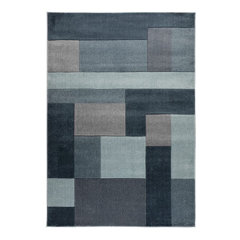 Tapis SKYLAR coloris bleu 160 x 230 cm